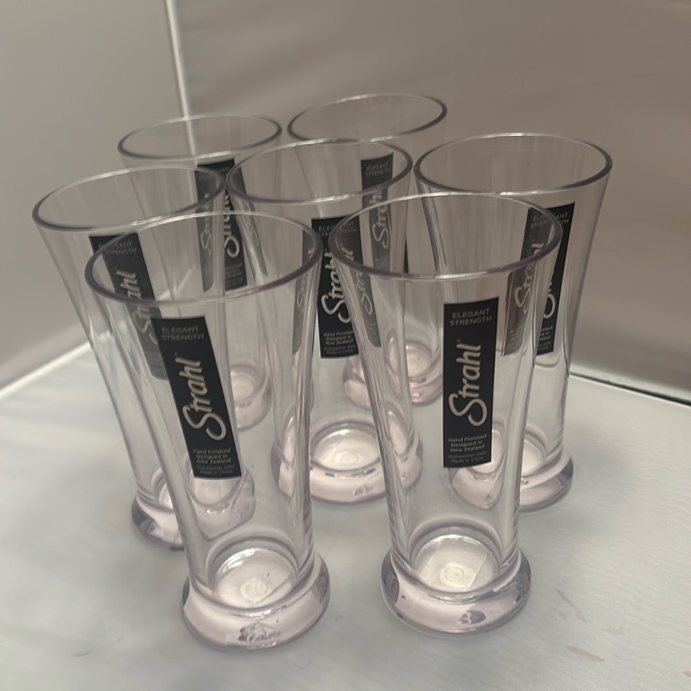 Strahl Pilsner acrylic glasses